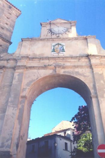 One of several city gates in Gerace, Italy. Photo by Maria Ciancio